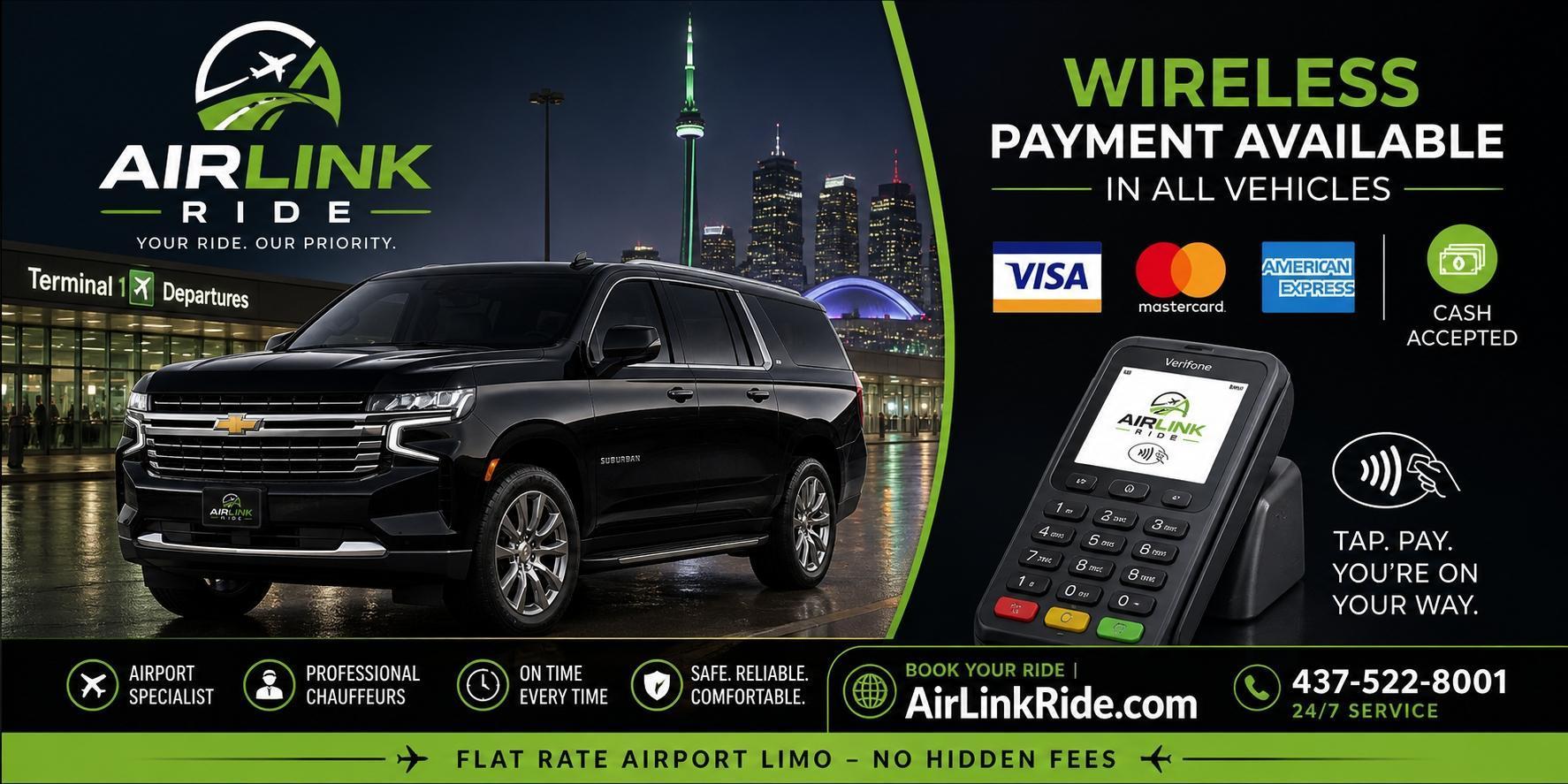 AirLink Ride wireless payment available