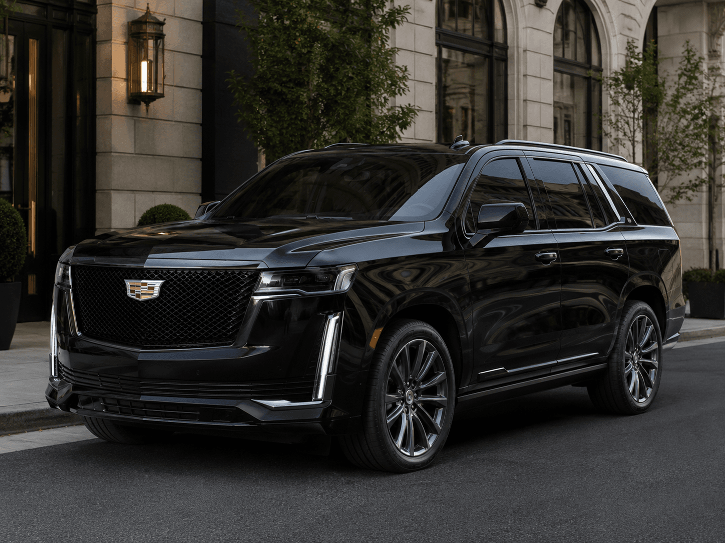 Cadillac Escalade airport limo vehicle